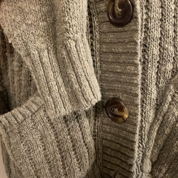 SO, knit sweater jacket, button up, great condition, small, - Picture 4 of 11